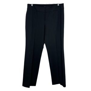 Talbots Signature Black Straight Leg Pants Career Business Women's Size 14 NWT